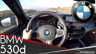 BMW 530d xDrive Touring G31 POV Test Drive  Acceleration 0  200 kmh  Autobahn SPEED [upl. by Ostap]