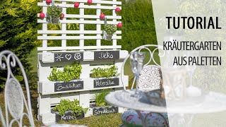 Kräutergarten aus Paletten selber bauen  Tutorial  WAGNER [upl. by Nnylecyoj]