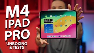 13quot iPad Pro M4  Unboxing and Tests [upl. by Lora]