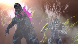 Godzilla X Kong The New Empire Trailer  Stop Motion [upl. by Circosta]