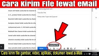 cara kirim file lewat email di laptop atau komputer [upl. by Nybor557]