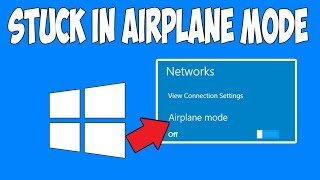 How to Fix Windows 10 Stuck in Airplane Mode [upl. by Martha556]