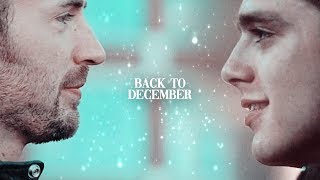 Steve amp Bucky AU  back to december [upl. by Appilihp242]