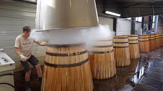 Amazing Way they Produce Gigantic Wine Barrels in France [upl. by Rosina]