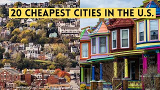 20 Most Affordable Big Cities in the US [upl. by Feetal286]