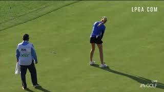 Natalie Gulbis First Round Highlights  2018 HUGELJTBC LA Open [upl. by Ertnom]