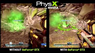 NVIDIA PhysX technology showcase [upl. by Ailam846]