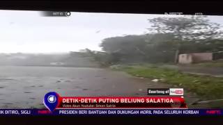 Detik  detik Puting Beliung Salatiga  NET 10 [upl. by Wyatan]