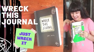 Wreck this Journal Ep 2 by Keri Smith Inspired by Moriah Elizabeth Wreck this journal ideas [upl. by Akilam]