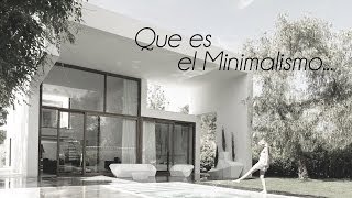 El Minimalismo  en la Arquitectura [upl. by Eniortna]