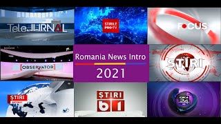 Romania News IntrosOpenings Compilation 2021 HD  CC [upl. by Zhang]