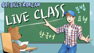 Live Korean Class 📚 Beginner Honorific Speech 높임말 [upl. by Eesak545]