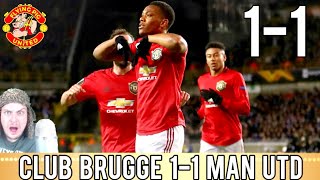 Club Brugge 11 Man Utd  Solskjaer Selection  LUCKY TO DRAW [upl. by Unders]