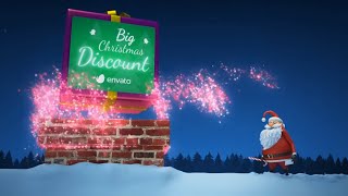 Santa  Christmas Magic After Effects template [upl. by Animrac]