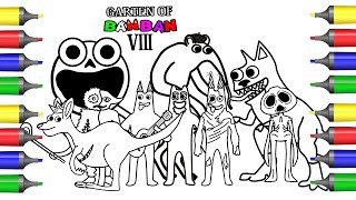 Garten Of Banban 8 Coloring Pages NewHow to Color All New Bosses and Monsters  NCS MUSIC [upl. by Aneram910]