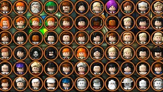 LEGO Harry Potter ALL CHARACTERS UNLOCKED [upl. by Oliy]