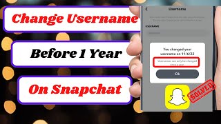 how to change username on snapchat before 1 yearcant change username on snapchat [upl. by Tad]