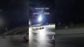 2023 Corvette Z06 vs Porsche GT3RS in 14 Mile Drag Race at Orlando Speed World c8z06 [upl. by Ettezzil491]