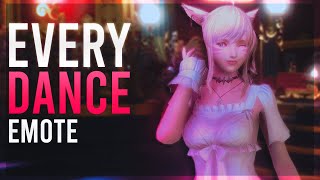 Every Dance Emote and Where To Get Them   FFXIV Showcase  FFXIV [upl. by Glory812]