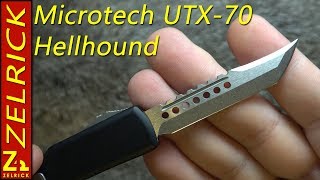 Microtech UTX70 Hellhound Tiny Badassery [upl. by Brynna]