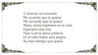 Héctor Lavoe  Felices Horas Lyrics [upl. by Nylrebmik383]