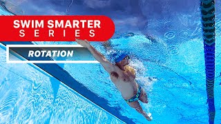 3 Swim Smarter Freestyle Rotational Momentum [upl. by Ahsinawt]