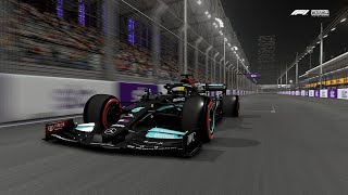 F1 2021 Jeddah  Hotlap  Setup 126692 [upl. by Burrell668]