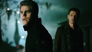 The Vampire Diaries 7x14 Klaus Saves Stefan From The Huntress Crossover Episode [upl. by Creight]