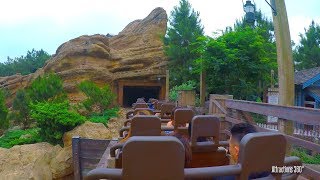 4K High Speed Big Grizzly Coaster Ride  Hong Kong Disneyland [upl. by Lramaj]