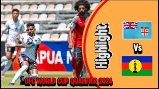 Fiji Vs New Caledonia OFC world Cup Qualifier 2024 [upl. by Ordnajela]