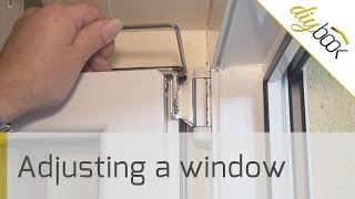 Window hinge adjustment  Howto adjust a casement window [upl. by Lezley759]