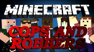 Minecraft Cops and Robbers 33 w SkyDoesMinecraft MunchingBrotato AshleyMariee and BigBadManPig [upl. by Ayikan]