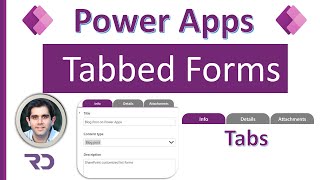 How to create Tabbed Forms in Power Apps [upl. by Wallace]