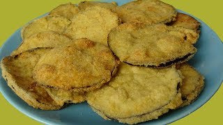 BERENJENAS FRITAS TRUCO PARA QUE QUEDEN MUY CRUJIENTES  RECETA FÁCIL [upl. by Davidde]