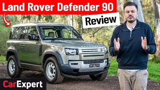 Land Rover Defender 90 detailed onoffroad 0100 review 2021 A lux Suzuki Jimny [upl. by Rockie]