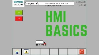 WICC TIA PORTAL HMI Animation Visibility and Movement [upl. by Aehtna518]