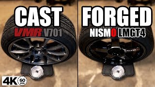 Cast vs Forged Wheels Comparing EXACT Sizes [upl. by Odericus]