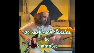 20 surf rock classics in 5 minutes [upl. by Lladnar959]