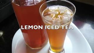 Lemon Iced Tea  How To Make Iced Tea  Lemon Iced Tea Recipe [upl. by Amadeo]