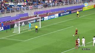 Mundial Sub 20 2017  Final Venezuela Inglaterra  Penal atajado a Peñaranda [upl. by Jasun320]