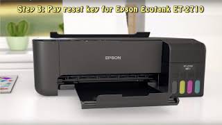 Reset Epson Ecotank ET 2710 Waste Ink Pad Counter [upl. by Alaehcim534]