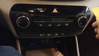 2017 Hyundai Tucson HVAC module remove [upl. by Asikal]