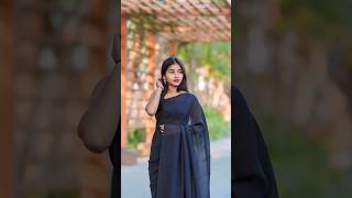 Easy saree poses 😍 shorts love cute girl trend photography poses saree photoshoot model [upl. by Ob769]