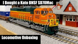 I Bought a KATO BNSF SD70Mac HO Locomotive from eBay  Unboxing and Test Run [upl. by Ayekin]