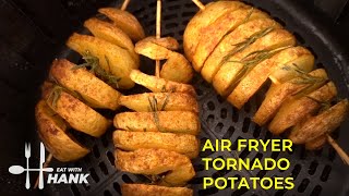 Air Fryer Tornado Potatoes  Twist Potatoes Recipe [upl. by Gnay]