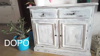 Come trasformare un mobile in stile shabby chic [upl. by Lizned]