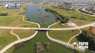 Explore Papillion  Prairie Queen Recreation Area Papillion Nebraska drone video [upl. by Asiuqram]