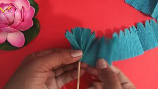 Diy Crepe Paper Flowers [upl. by Dutch]