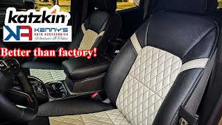 Katzkin Leather Seats in my 2024 GMC Canyon  Interior Makeover [upl. by Finkelstein]