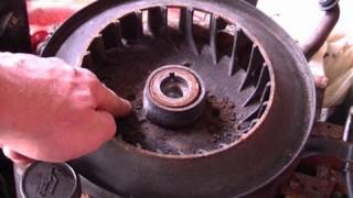 How To Remove The Flywheel On a Lawn Tractor with Briggs amp Stratton Engine [upl. by Durr]